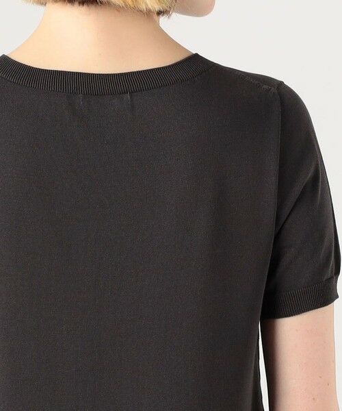 TOMORROWLAND / トゥモローランド ロング・マキシ丈ワンピース | ドライポリエステルコットン ハーフスリーブフレアワンピース | 詳細5