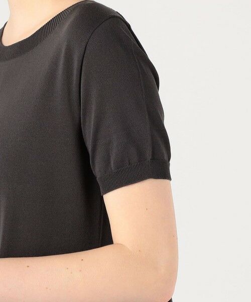 TOMORROWLAND / トゥモローランド ロング・マキシ丈ワンピース | ドライポリエステルコットン ハーフスリーブフレアワンピース | 詳細6