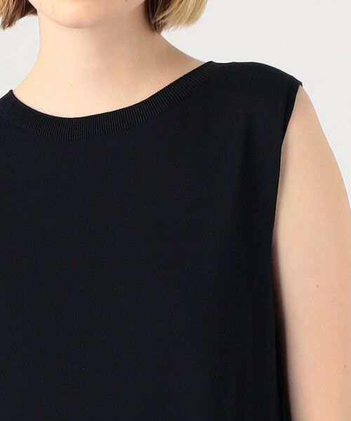 TOMORROWLAND / トゥモローランド ロング・マキシ丈ワンピース | ドライポリエステルコットン アメリカンスリーブワンピース | 詳細4