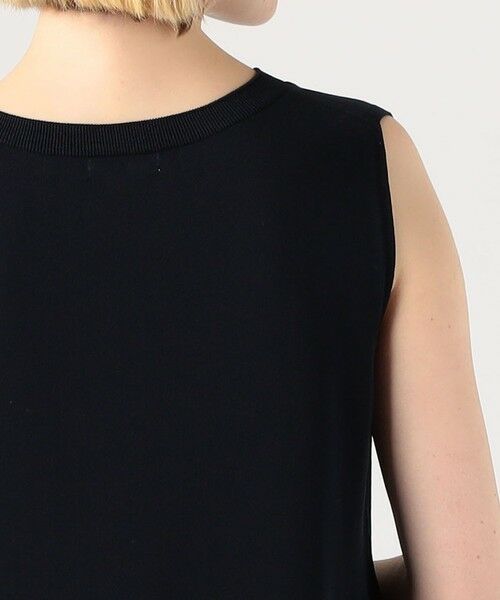 TOMORROWLAND / トゥモローランド ロング・マキシ丈ワンピース | ドライポリエステルコットン アメリカンスリーブワンピース | 詳細5