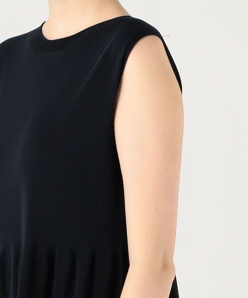 TOMORROWLAND / トゥモローランド ロング・マキシ丈ワンピース | ドライポリエステルコットン アメリカンスリーブワンピース | 詳細6