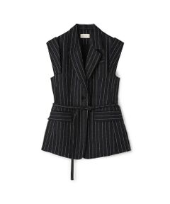 TOMORROWLAND / トゥモローランド その他アウター | ヘンプツイルロールアップスリーブジレ