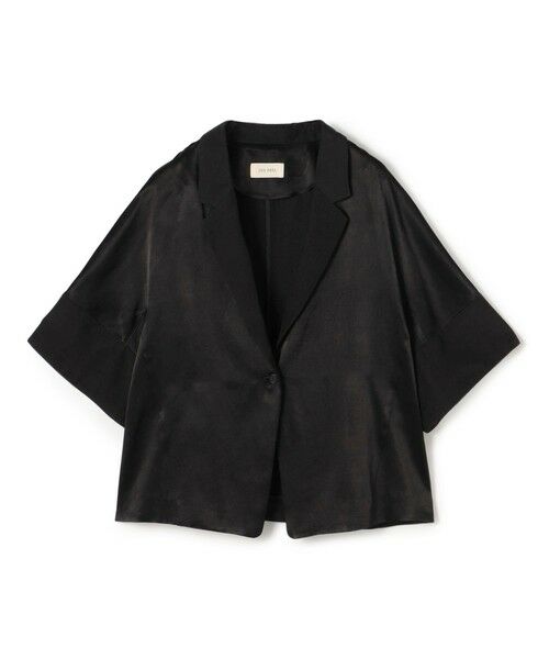 【shorさま専用】【新品・未使用】ハーフスリーブトップ 0624【ブラック】 セール】ハーフスリーブジャケット（テーラードジャケット