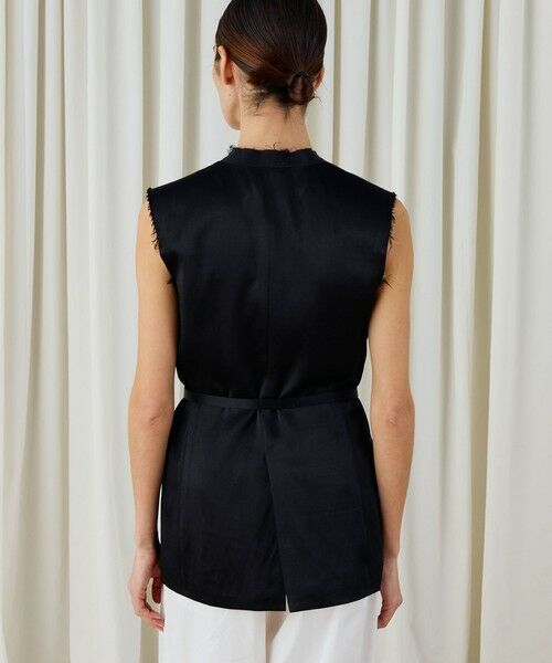 TOMORROWLAND / トゥモローランド その他アウター | ソフトサテン ノーカラージレ | 詳細4