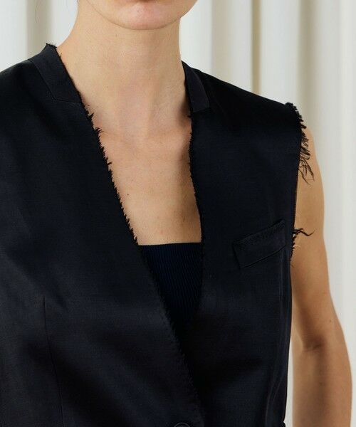 TOMORROWLAND / トゥモローランド その他アウター | ソフトサテン ノーカラージレ | 詳細6