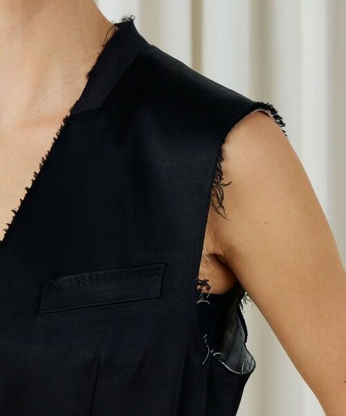 TOMORROWLAND / トゥモローランド その他アウター | ソフトサテン ノーカラージレ | 詳細7