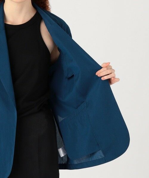 TOMORROWLAND / トゥモローランド テーラードジャケット | コットンシルクタイプライター リラックスジャケット | 詳細5