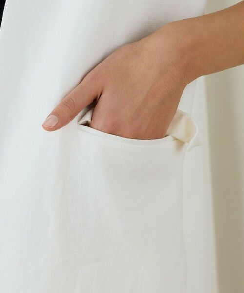 TOMORROWLAND / トゥモローランド ベスト | ファブリックコンビ ロングジレ | 詳細7