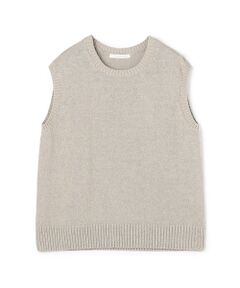 TOMORROWLAND / トゥモローランド ニット・セーター | リネンリリヤーン クルーネックプルオーバーベスト