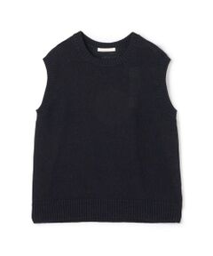 TOMORROWLAND / トゥモローランド ニット・セーター | リネンリリヤーン クルーネックプルオーバーベスト