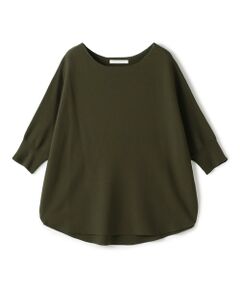 TOMORROWLAND / トゥモローランド ニット・セーター | クレープガーター ドルマンハーフスリーブ プルオーバー