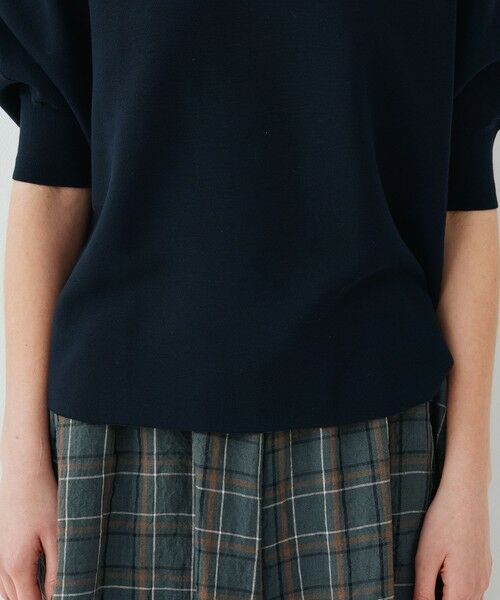 TOMORROWLAND / トゥモローランド ニット・セーター | クレープガーター ドルマンハーフスリーブ プルオーバー | 詳細7