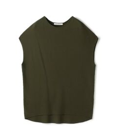 TOMORROWLAND / トゥモローランド ニット・セーター | クレープガーター フレンチスリーブプルオーバー