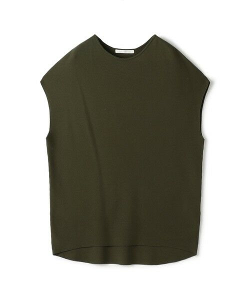 TOMORROWLAND / トゥモローランド ニット・セーター | クレープガーター フレンチスリーブプルオーバー(59 ダークグリーン)