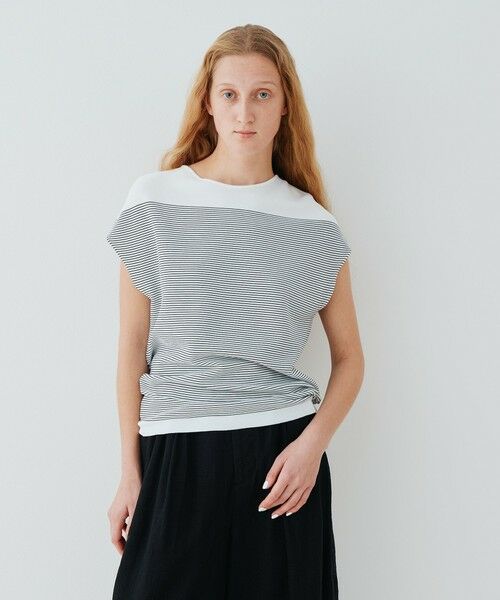 TOMORROWLAND / トゥモローランド ニット・セーター | クレープガーター フレンチスリーブプルオーバー | 詳細2