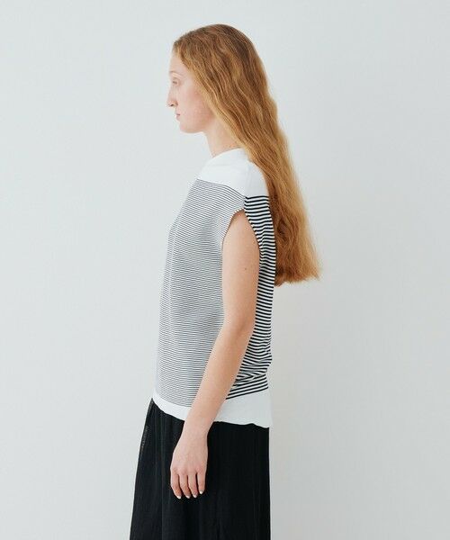 TOMORROWLAND / トゥモローランド ニット・セーター | クレープガーター フレンチスリーブプルオーバー | 詳細3