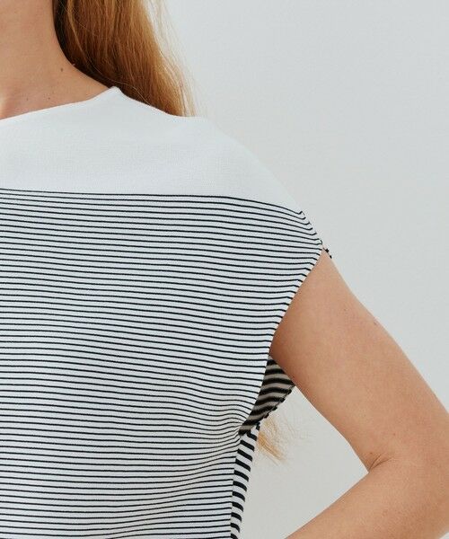 TOMORROWLAND / トゥモローランド ニット・セーター | クレープガーター フレンチスリーブプルオーバー | 詳細6