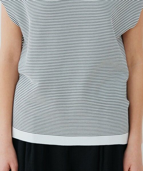 TOMORROWLAND / トゥモローランド ニット・セーター | クレープガーター フレンチスリーブプルオーバー | 詳細7