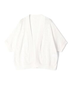 TOMORROWLAND / トゥモローランド カーディガン・ボレロ | メッシュワーク Vネックカーディガン