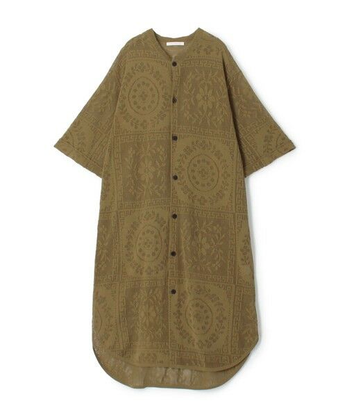 TOMORROWLAND / トゥモローランド カーディガン・ボレロ | メッシュワーク ロングカーディガン（55 グリーン）