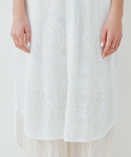 TOMORROWLAND / トゥモローランド カーディガン・ボレロ | メッシュワーク ロングカーディガン | 詳細6