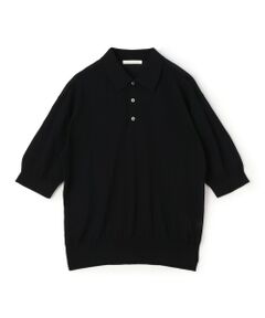 TOMORROWLAND / トゥモローランド ニット・セーター | クレープコットン ポロカラープルオーバー