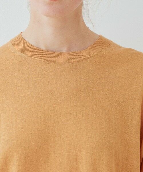 TOMORROWLAND / トゥモローランド ニット・セーター | クレープコットン ハーフスリーブプルオーバー | 詳細5