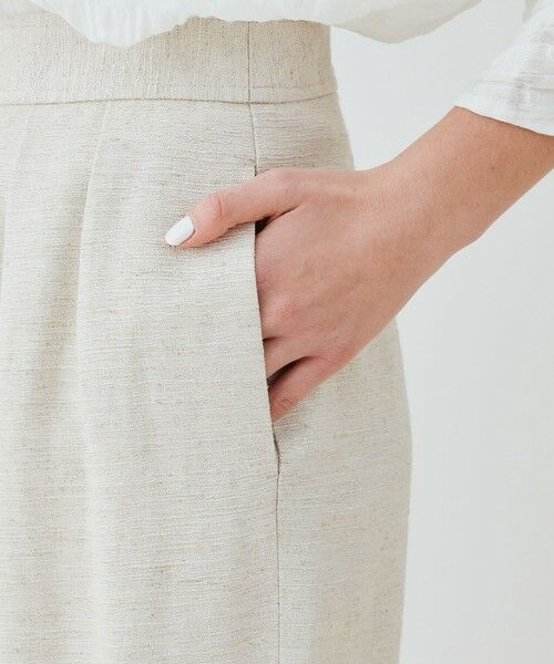 TOMORROWLAND / トゥモローランド ショート・ハーフ・半端丈パンツ | スムースリネン ワイドクロップドパンツ | 詳細7