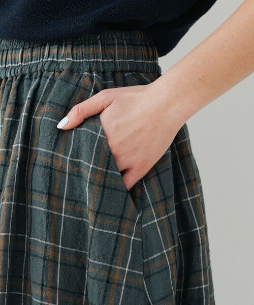 TOMORROWLAND / トゥモローランド その他パンツ | ランダムリネン フレアハーフパンツ | 詳細7