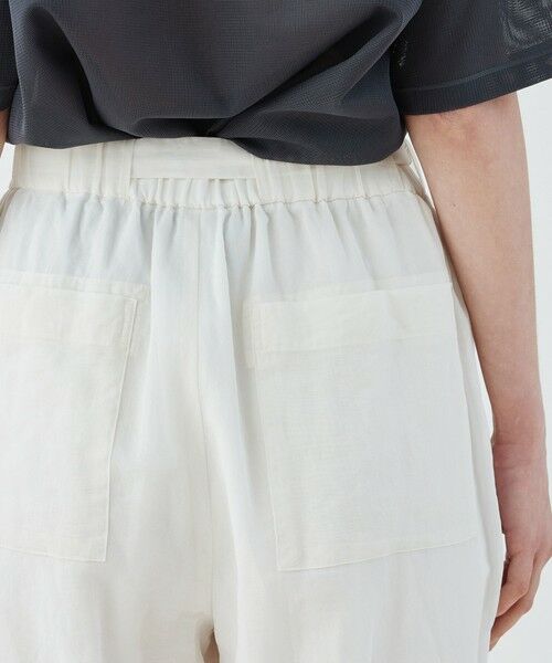 TOMORROWLAND / トゥモローランド その他パンツ | コットンボイルワッシャー ベルテッドリラックスパンツ | 詳細6