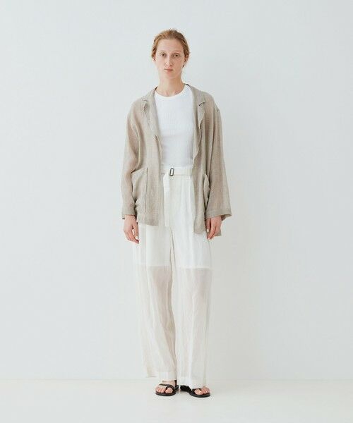 TOMORROWLAND / トゥモローランド その他パンツ | コットンボイルワッシャー ベルテッドリラックスパンツ | 詳細9