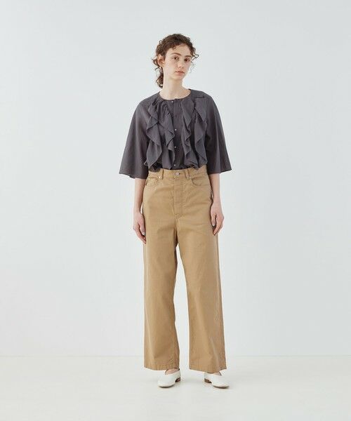 TOMORROWLAND / トゥモローランド チノ・ワークパンツ | ノンマーセライズドコットン 5ポケットパンツ | 詳細10