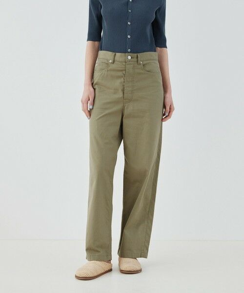TOMORROWLAND / トゥモローランド チノ・ワークパンツ | ノンマーセライズドコットン 5ポケットパンツ | 詳細2