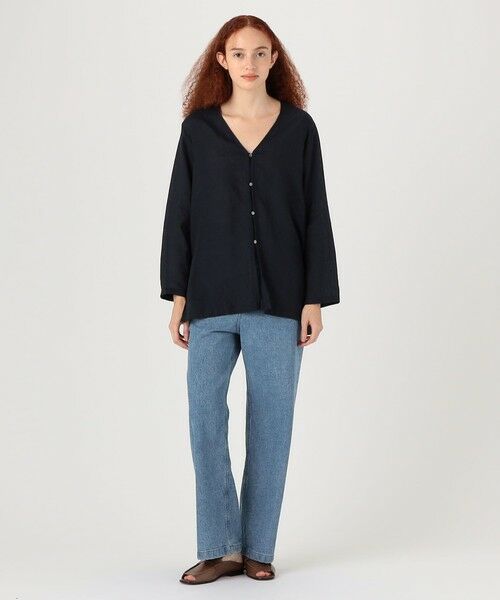 TOMORROWLAND / トゥモローランド デニムパンツ | ハイツイストデニム ストレートパンツ | 詳細1