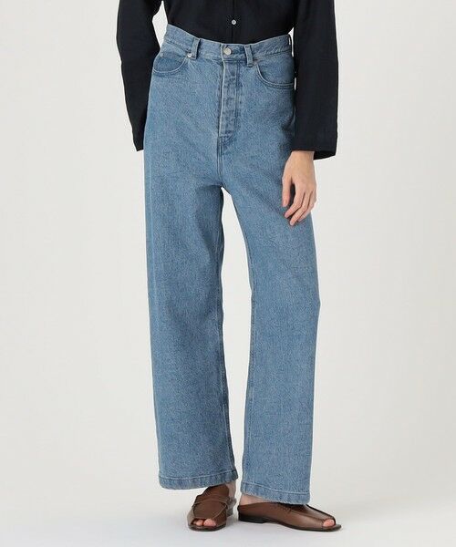 TOMORROWLAND / トゥモローランド デニムパンツ | ハイツイストデニム ストレートパンツ | 詳細2