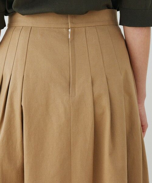 TOMORROWLAND / トゥモローランド ロング・マキシ丈スカート | ノンマーセライズドコットン ランダムタックスカート | 詳細6