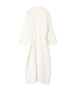 TOMORROWLAND / トゥモローランド ロング・マキシ丈ワンピース | リネンポプリン ウエストタックシャツワンピース