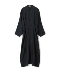 TOMORROWLAND / トゥモローランド ロング・マキシ丈ワンピース | リネンポプリン ウエストタックシャツワンピース