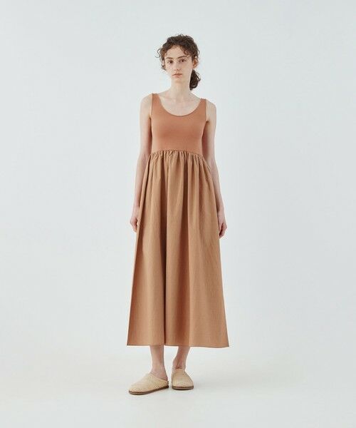 TOMORROWLAND / トゥモローランド ロング・マキシ丈ワンピース | スビンコットン タンクトップワンピース | 詳細1