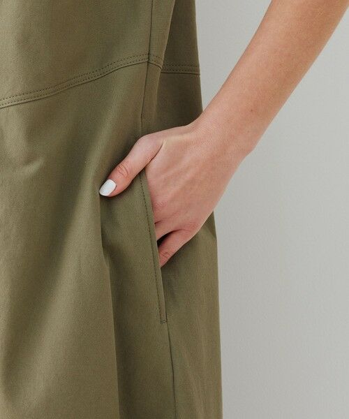 TOMORROWLAND / トゥモローランド ロング・マキシ丈ワンピース | ノンマーセライズドコットン フレンチスリーブワンピース | 詳細6