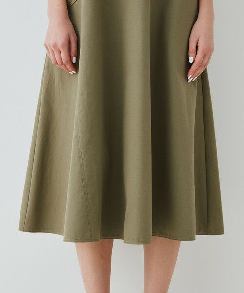 TOMORROWLAND / トゥモローランド ロング・マキシ丈ワンピース | ノンマーセライズドコットン フレンチスリーブワンピース | 詳細7