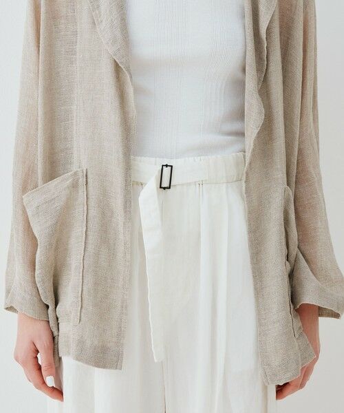 TOMORROWLAND / トゥモローランド テーラードジャケット | リノカラミ シャツジャケット | 詳細9