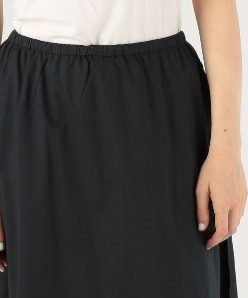 BY MALENE BIRGER シルク・コットンプリーツスカート 38 レザー風サテンプリーツスカート(ロング・マキシ丈スカート