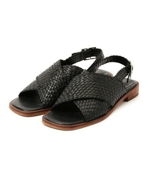 TOMORROWLAND/トゥモローランド GALERIE VIE DE メッシュクロス サンダル 19 ブラック 37