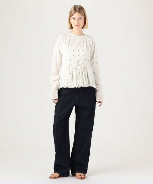 TOMORROWLAND / トゥモローランド シャツ・ブラウス（半袖以外） | Khadi and Co NEELAM2 ギャザーブラウス | 詳細1