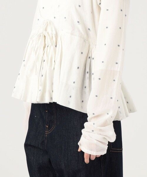 TOMORROWLAND / トゥモローランド シャツ・ブラウス（半袖以外） | Khadi and Co NEELAM2 ギャザーブラウス | 詳細10