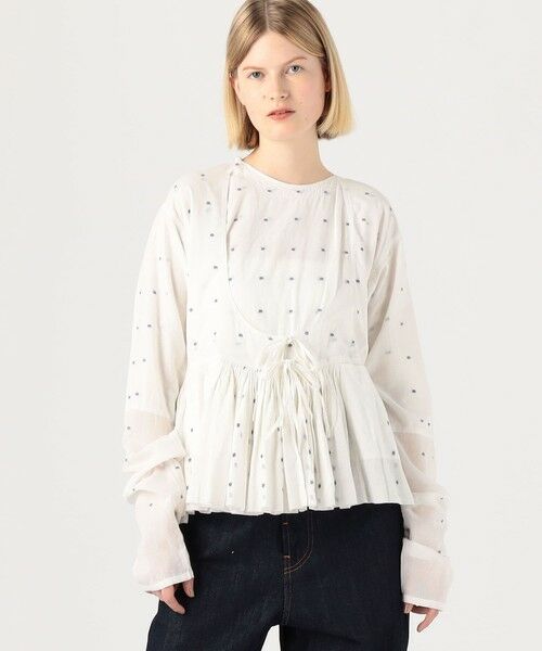 TOMORROWLAND / トゥモローランド シャツ・ブラウス（半袖以外） | Khadi and Co NEELAM2 ギャザーブラウス | 詳細2