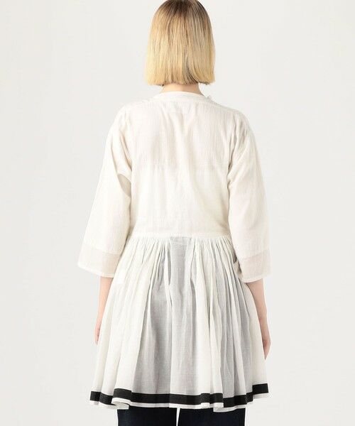 TOMORROWLAND / トゥモローランド チュニック | Khadi and Co NEELEM ギャザーチュニック | 詳細4