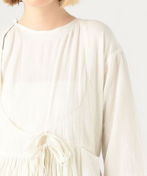 TOMORROWLAND / トゥモローランド チュニック | Khadi and Co NEELEM ギャザーチュニック | 詳細5