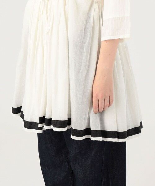 TOMORROWLAND / トゥモローランド チュニック | Khadi and Co NEELEM ギャザーチュニック | 詳細8